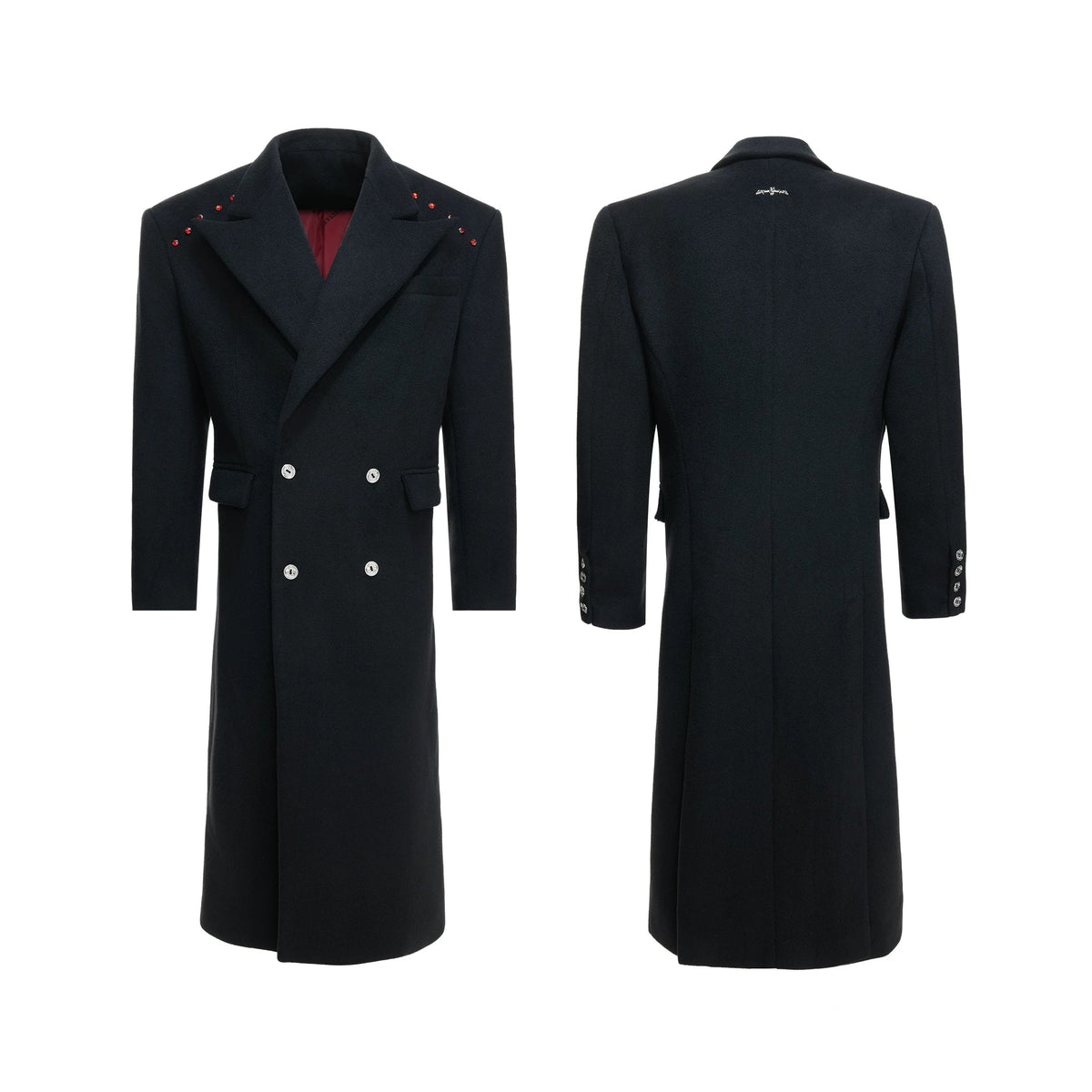 【26s Jan.】Structured Double-Breasted Wool Long Coat