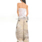 【25s Jul.】 Lace Herringbone Pattern Vest Top