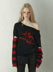 Punk Rock Detachable Sleeve Hot Girl Y2K Sweater