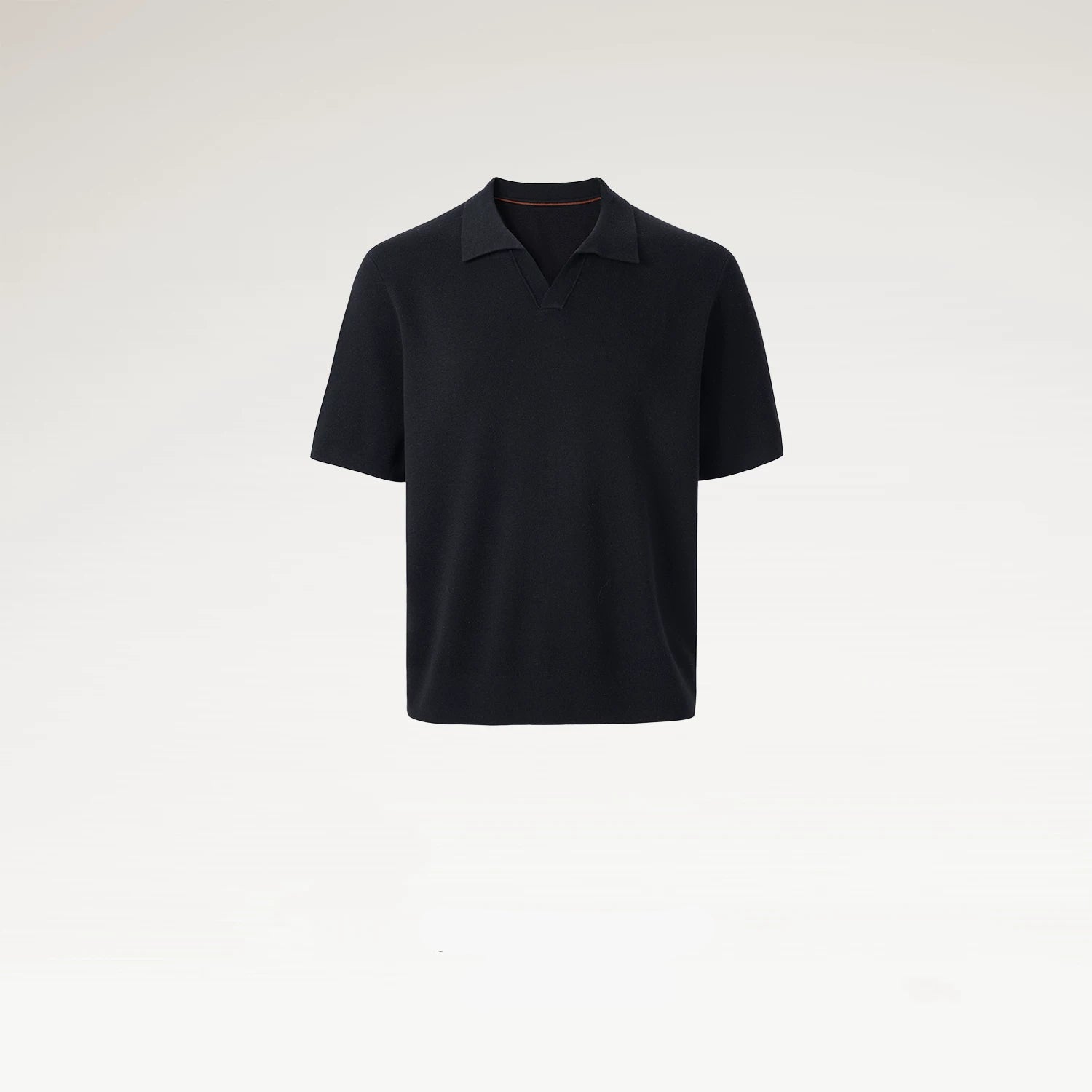 Ice Silk Knit Polo Shirt