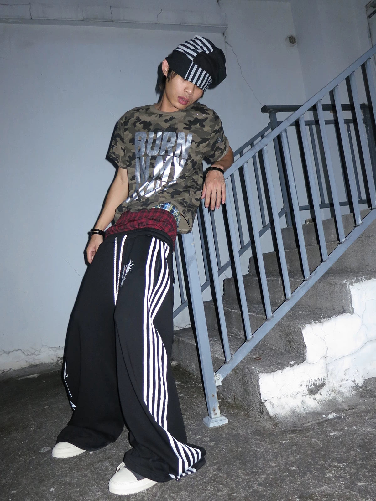 Silver Foil Graphic Street Tee
