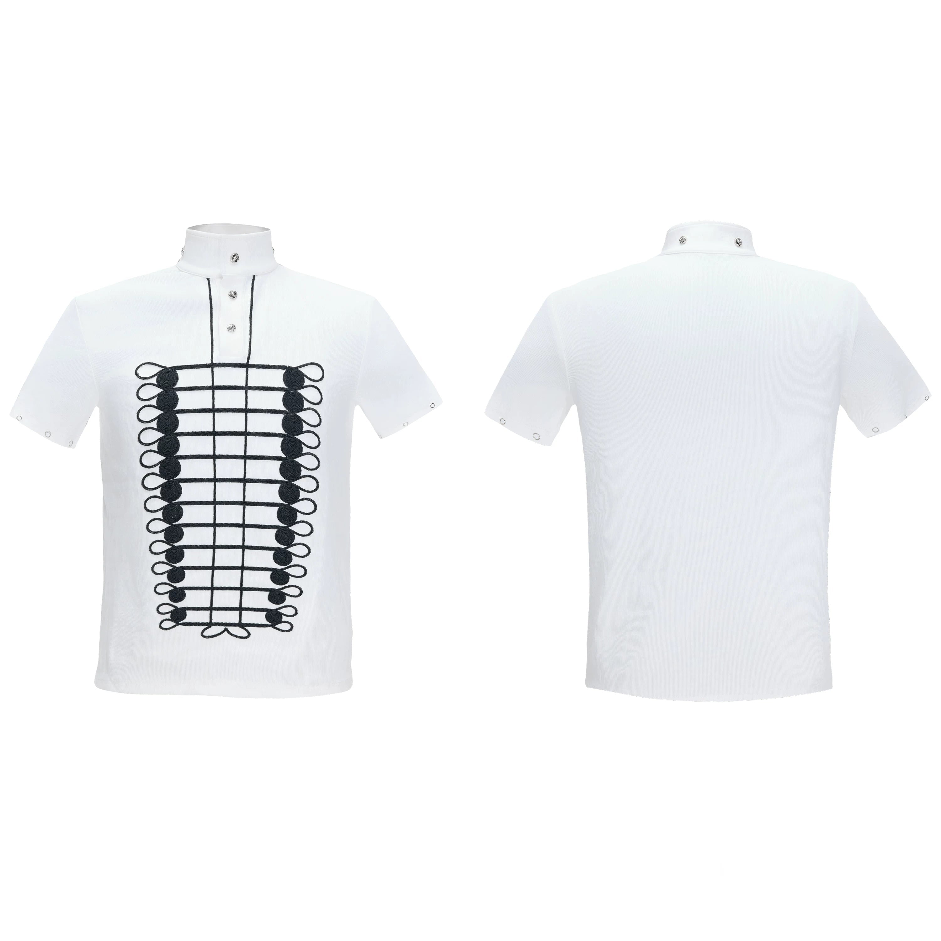 Napoleon Chain Embroidered Polo Tee