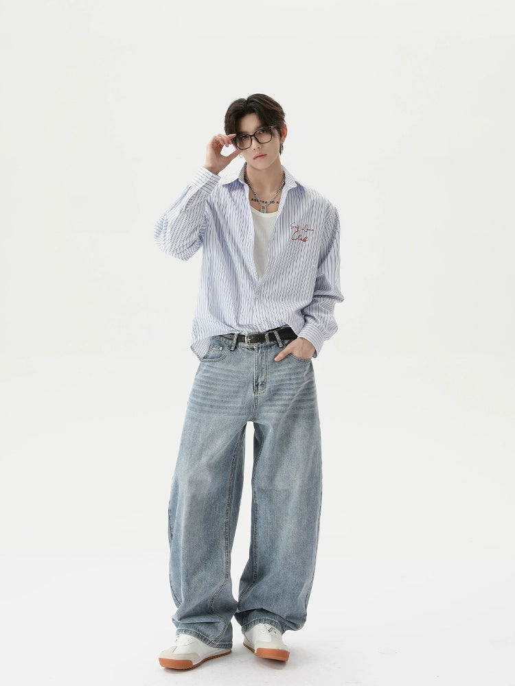 【25s Jun.】Striped Print Collar Shirt