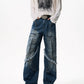 【25s Oct.】Deconstructed and Reconstructed Rivet Design Jeans