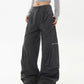 【25s Jul.】Vintage Deconstructed Multi-Pocket Wide-Leg Pants