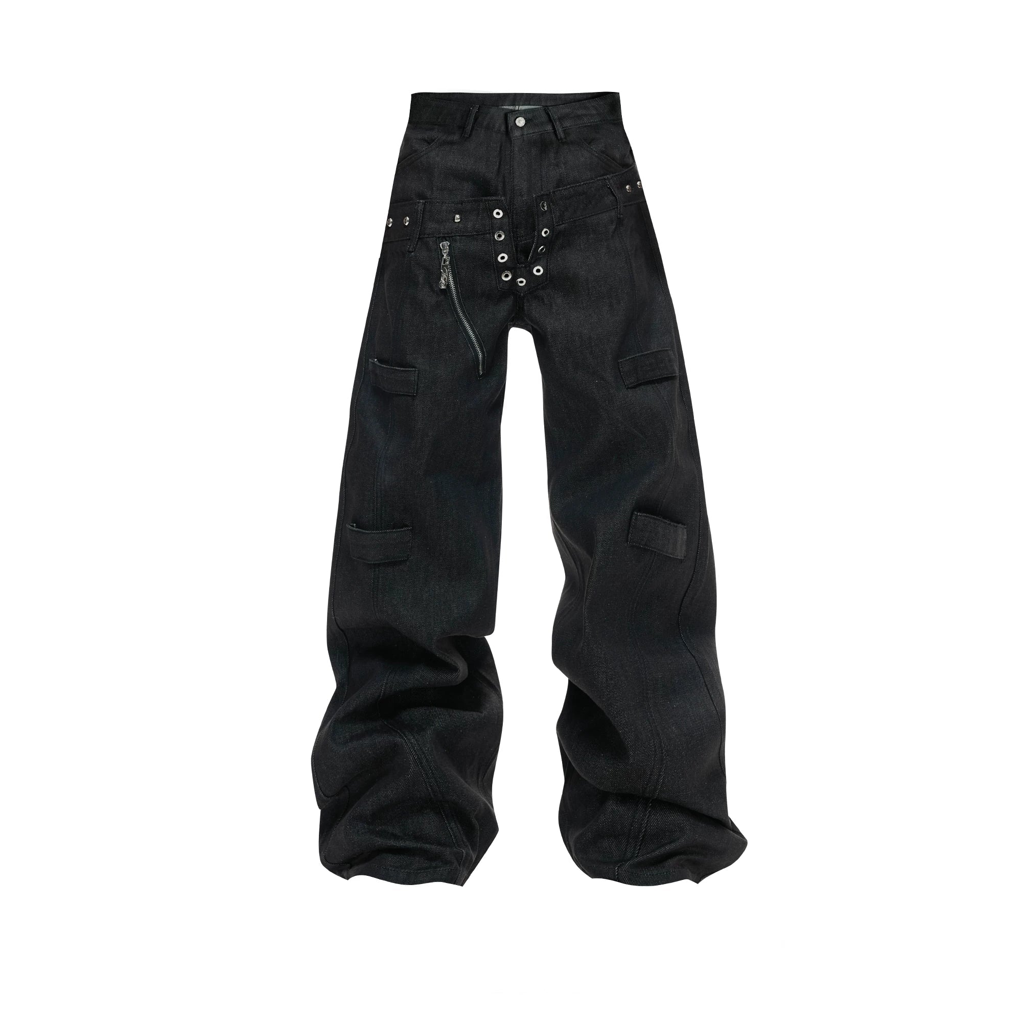 【26s Apr.】Raw Selvedge Double Waist Straight Denim Pants