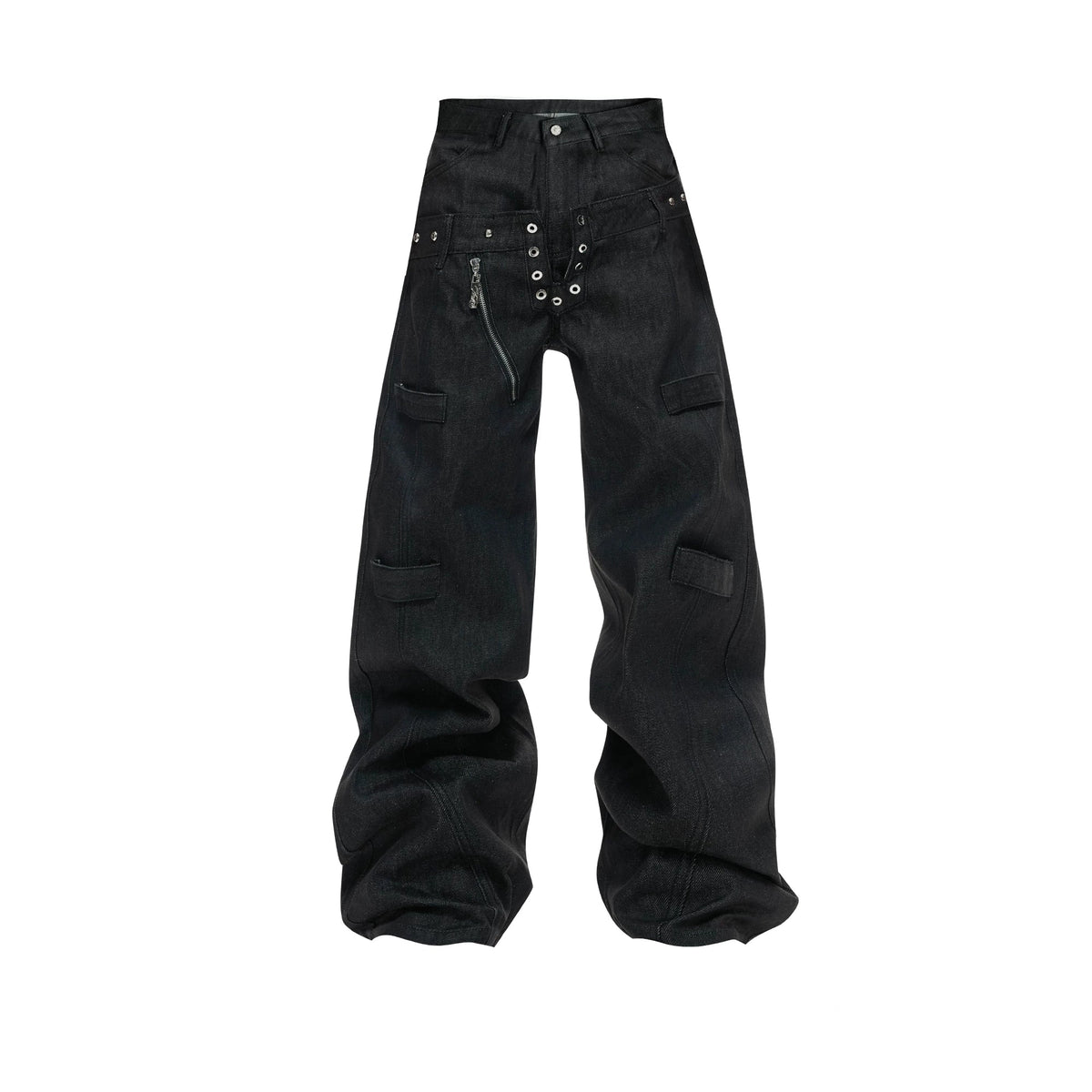 【26s Apr.】Raw Selvedge Double Waist Straight Denim Pants