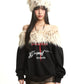 【25s Sep.】Vintage Off-the-shoulder Fur Collar Sweatshirt