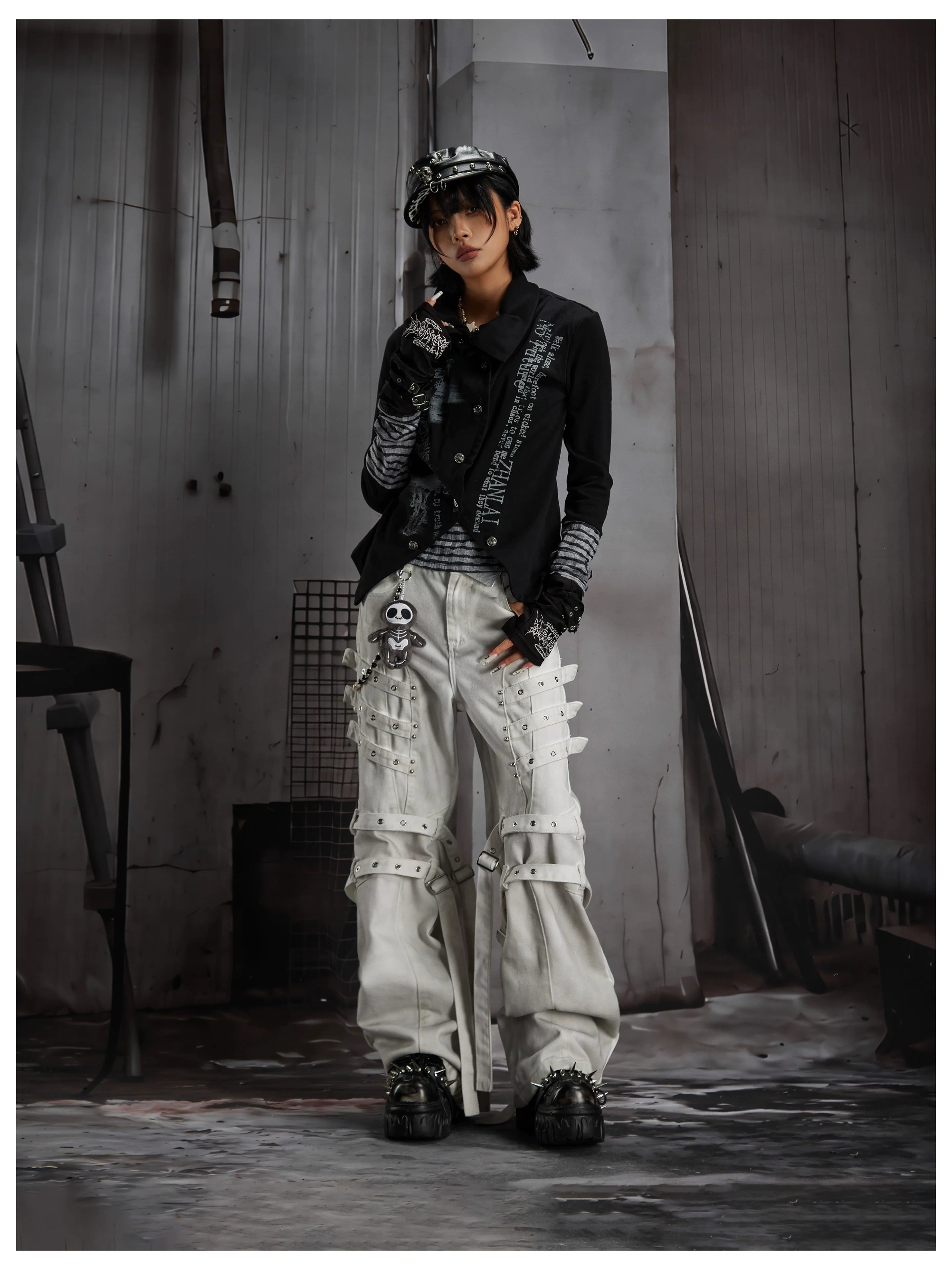 Y2K Contrast Layered Long Sleeve Tee
