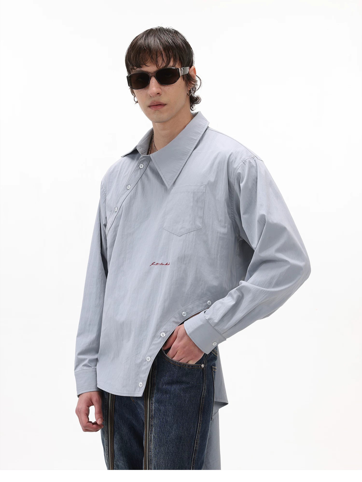【26s Apr.】Deconstructed Convertible Panel Button-Up Shirt