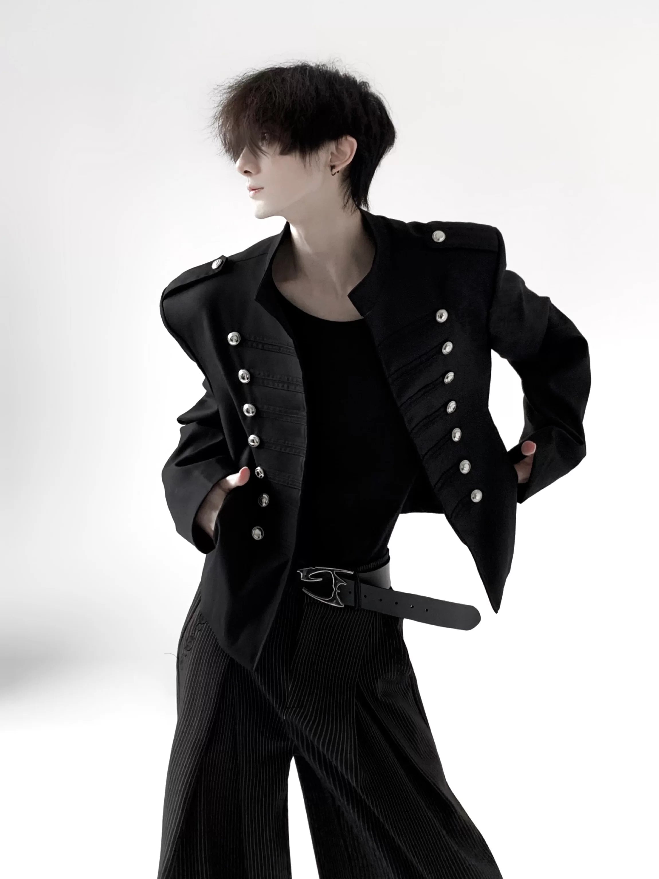 Dark Court Napoleon Cropped Jacket