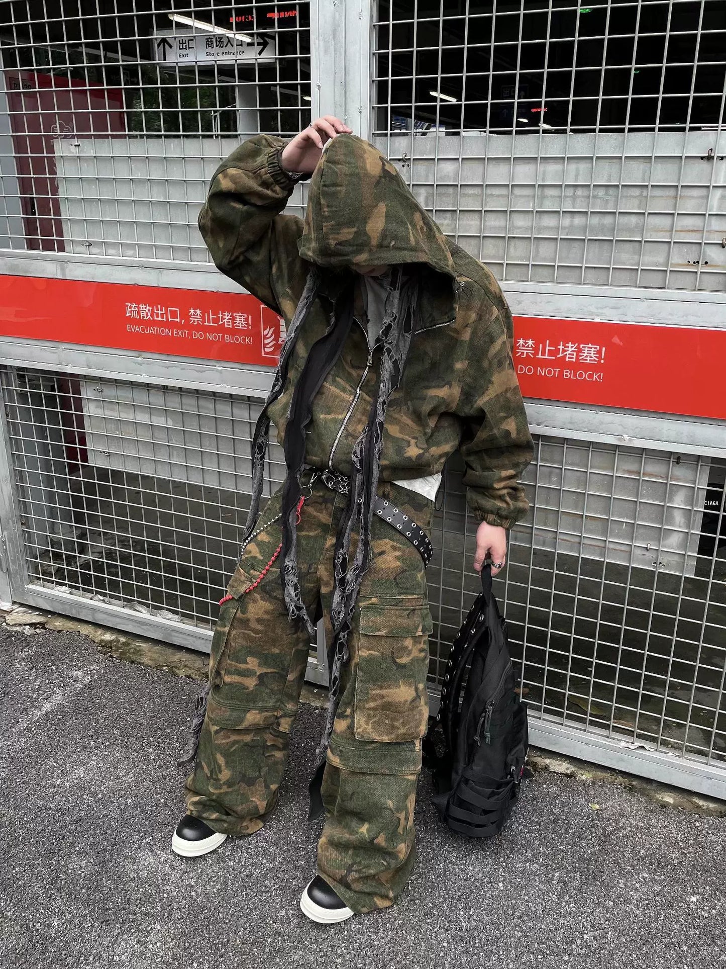 【24s Nov.】Camo Oversized Zip-Up Jacket