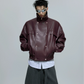 【25s Oct.】Luxurious Wild Lapel Leather Jacket