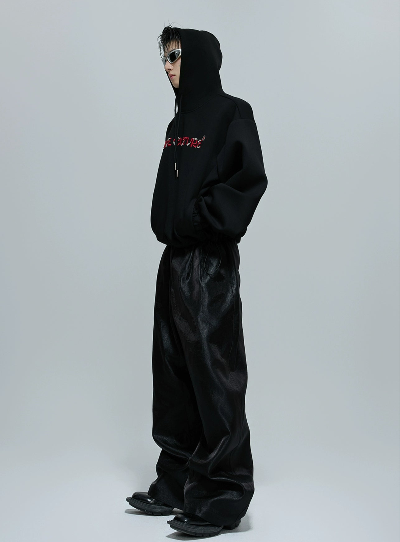 Beaded Embroidered Hoodie