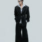 【25s Nov.】Drawstring Waist Padded Shoulder Suit/ Trousers