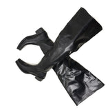 Square Toe Thick Sole Raised Toe Over the Knee High Boots