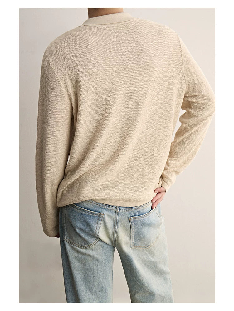 King's Gift Linen Blend Knit Cardigan