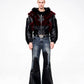 【25s Oct.】Studded Faux Fur Hooded Jacket