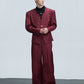 【25s Nov.】Wool Blend Tailored V-neck Suit / Trousers
