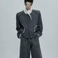【25s Oct.】Contrast Color Elegant Chanel Style Jacket/Scimitar Pants