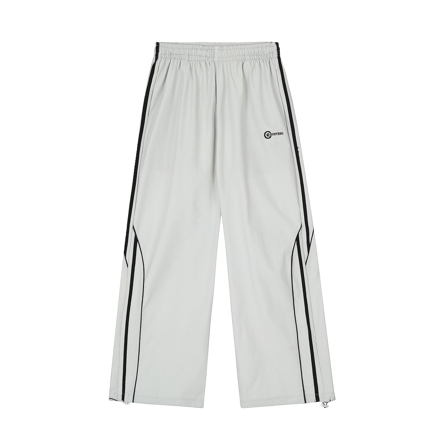 【25s Jul.】Vintage Grey Loose Straight-Leg Jogger Pants