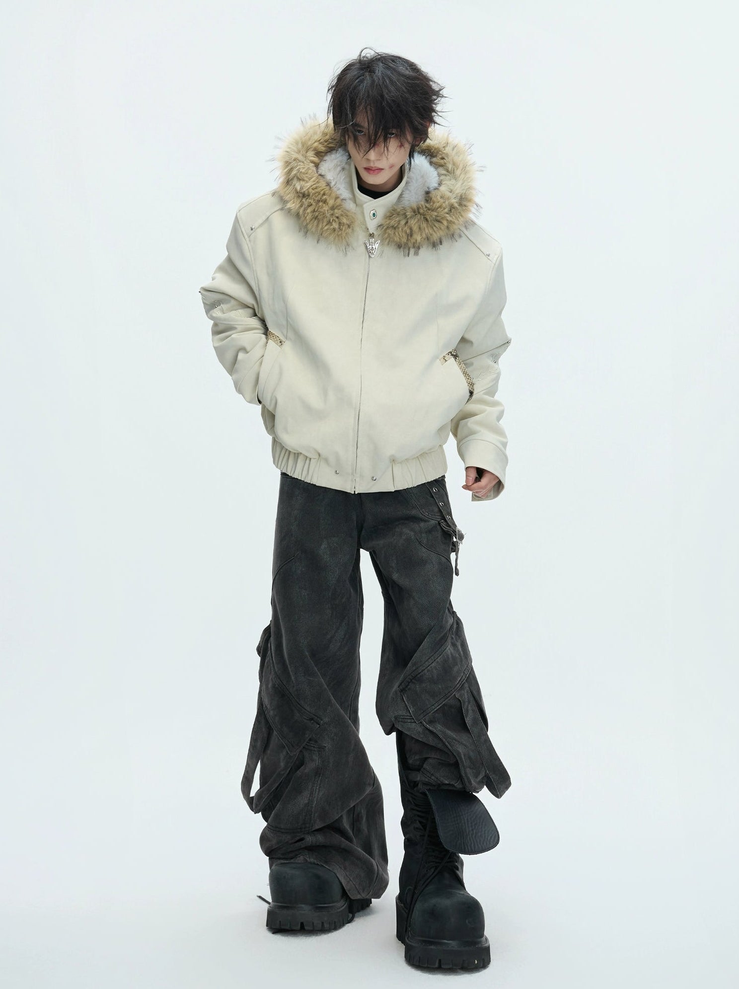 【25s Dec.】Embroidered Washed Cotton Jacket