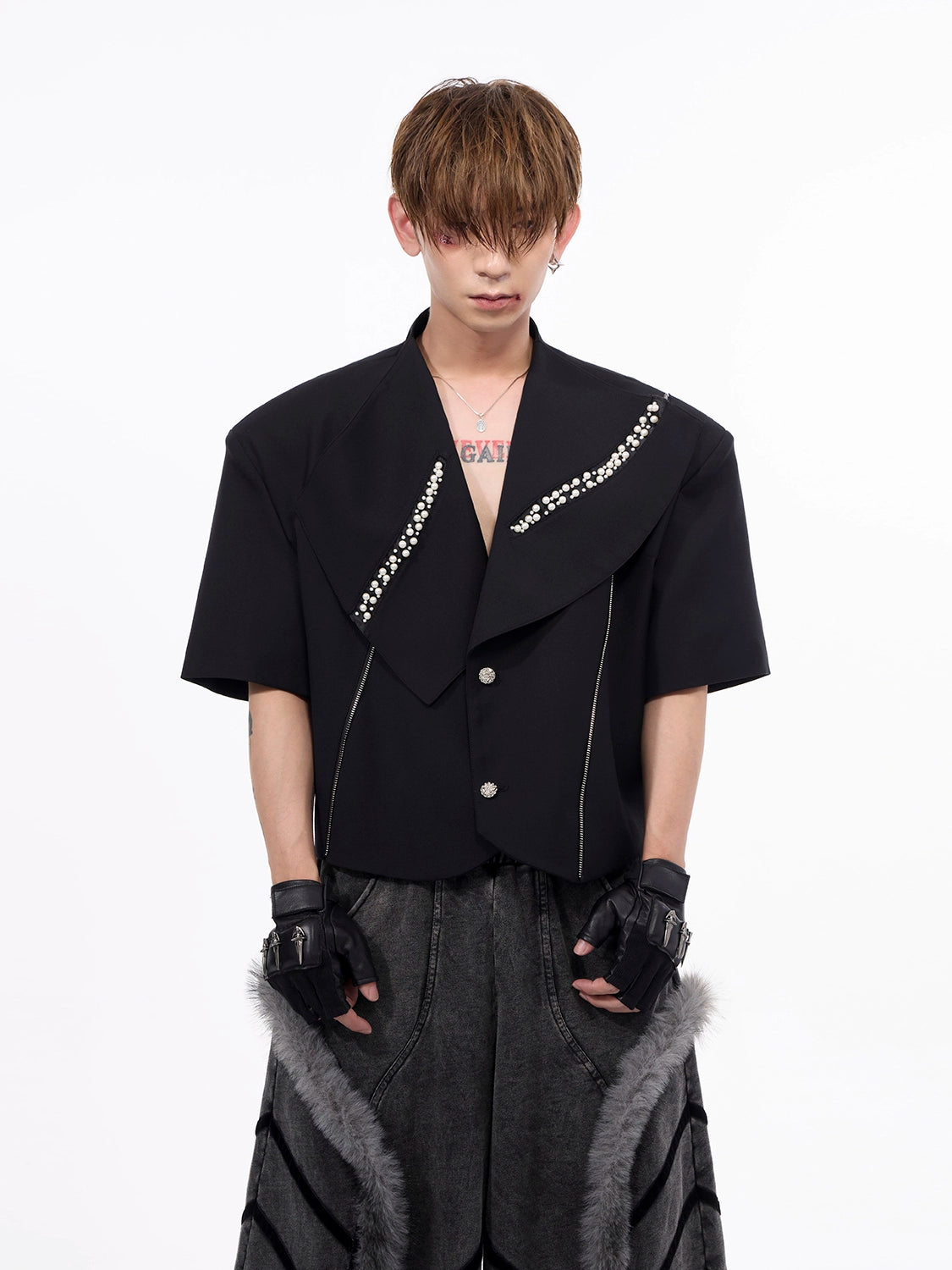 【25s Jul.】Chanel Style Pearl Short Suit Jacket