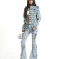 【25s Sep.】Light Blue Faded Flare Wide-Leg Jeans