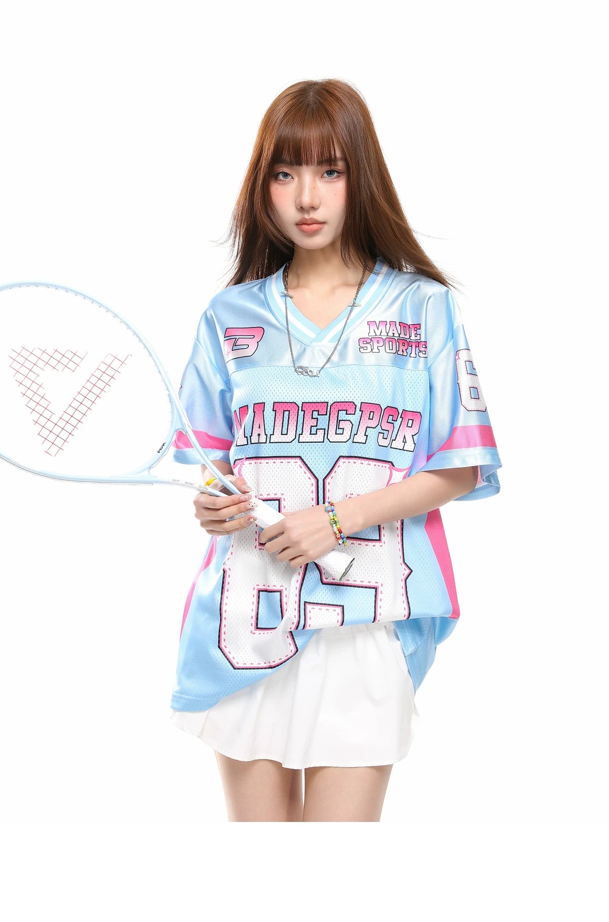 69 Number Mesh Jersey Tee