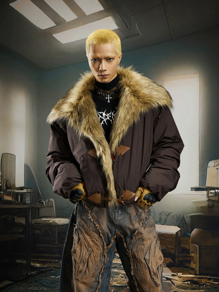 【25s Dec.】Large Lapel Short Thick Coat