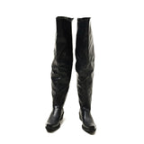 Square Toe Thick Sole Raised Toe Over the Knee High Boots