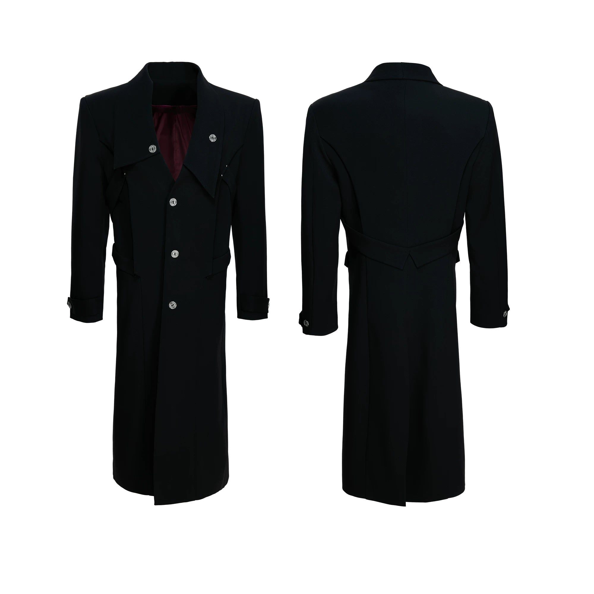 Deconstructed Multi-Form Long Coat