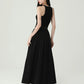 【25s Jul.】Black Gothic Strap Dress