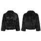 【25s Mar.】 Black Mink Fur Plush Jacket