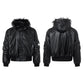 【25s Sep.】Punk Mountain Eagle Large Fur Collar Jacket