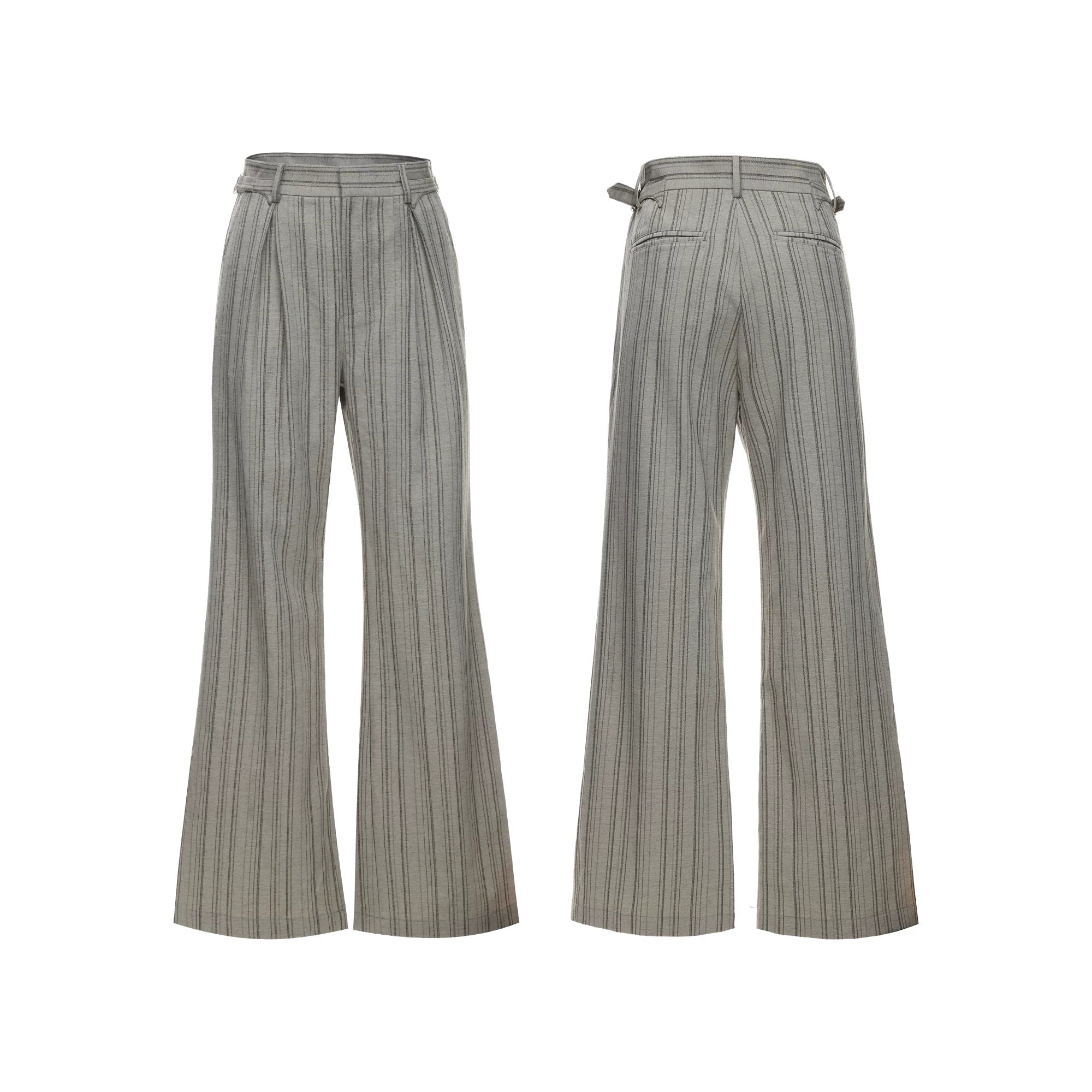 Vintage Stripe Cuban Collar Top / Pants