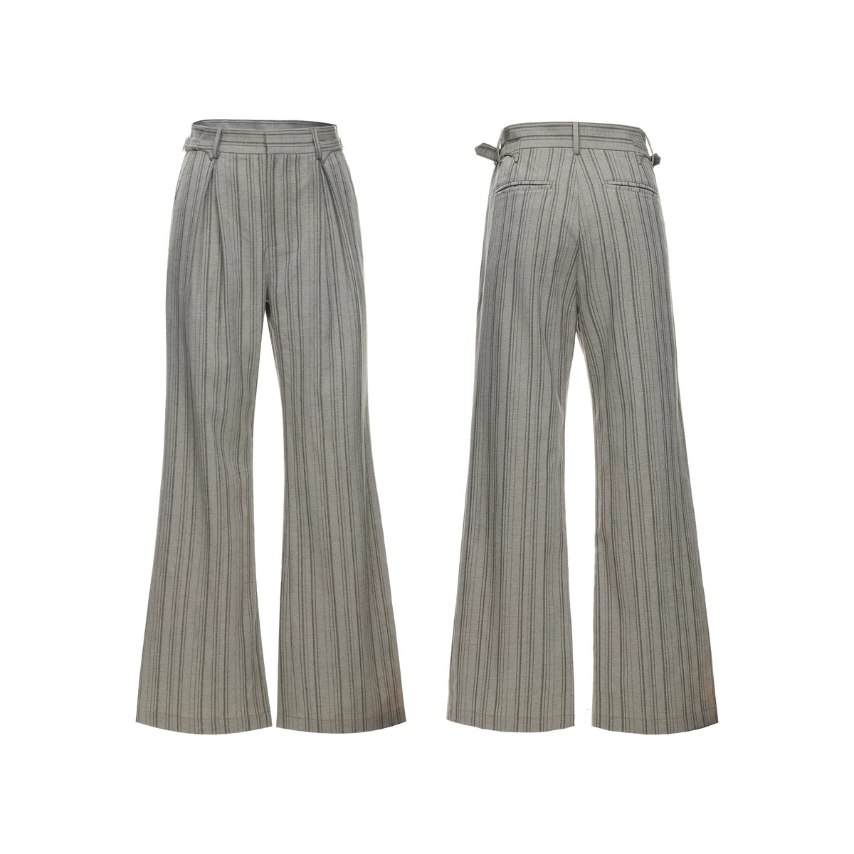 Vintage Stripe Cuban Collar Top / Pants