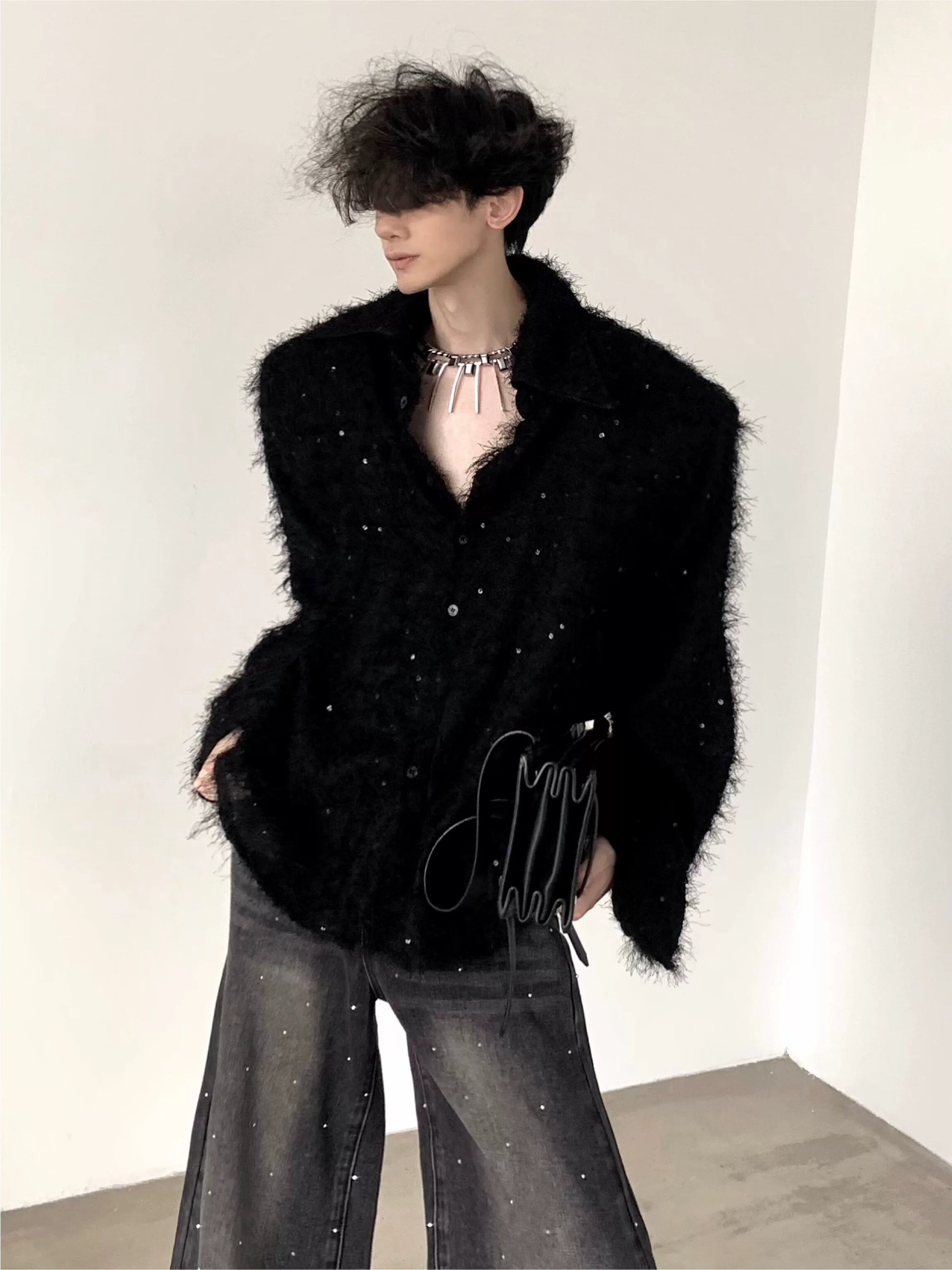 【26s Mar.】Star Sequin Shoulder Shirt