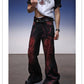 【25s Jul.】Flame Gradient Straight Jeans