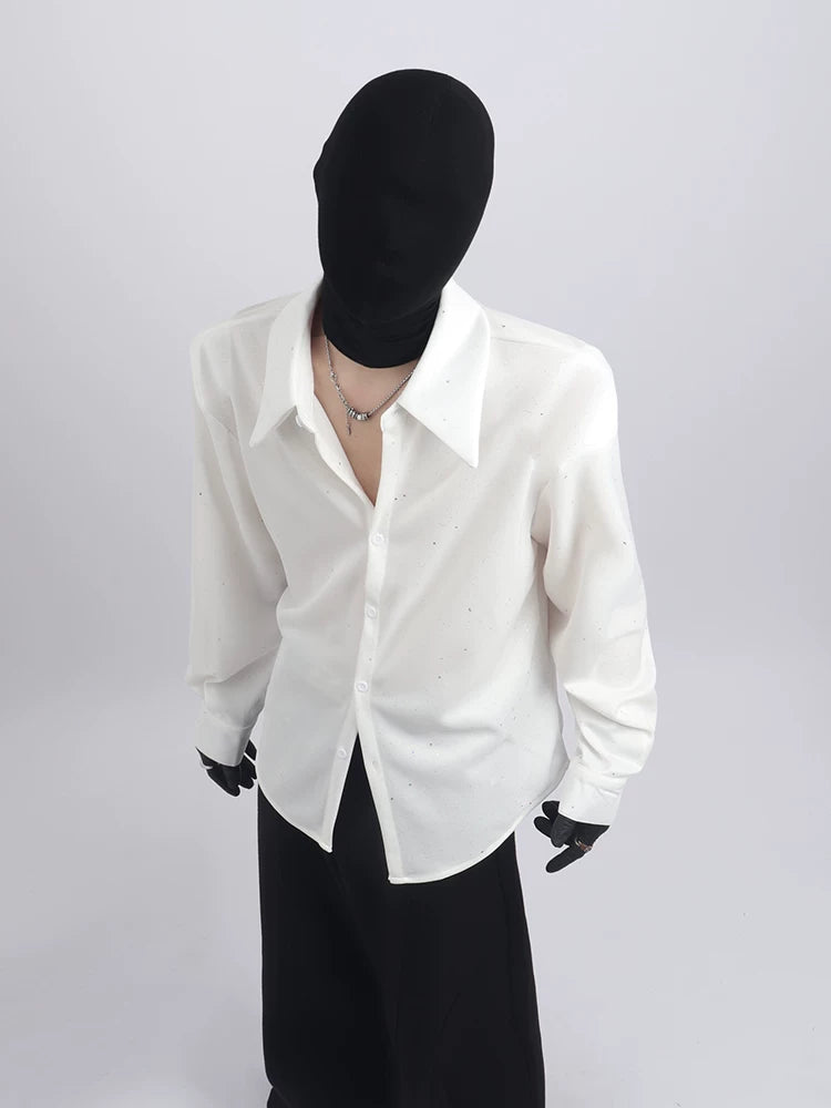 【26s May.】Sequin Detail Relaxed Shirt Jacket