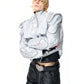 【25s Nov.】Pioneer Silver Motorcycle Leather Jacket