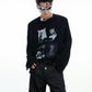【25s Aug.】Artistic Pattern Loose Fit High Elasticity Long Sleeves