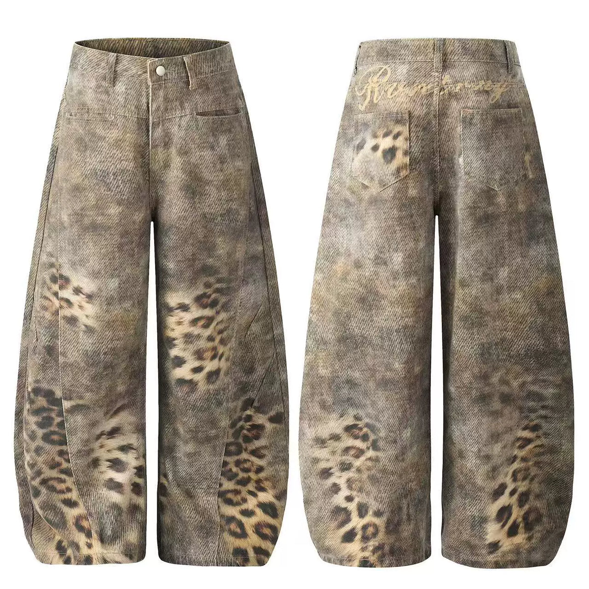 3D Printed Distressed Leopard Scimitar Pants