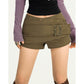 【25s Oct.】Studded Punk Low-rise Shorts