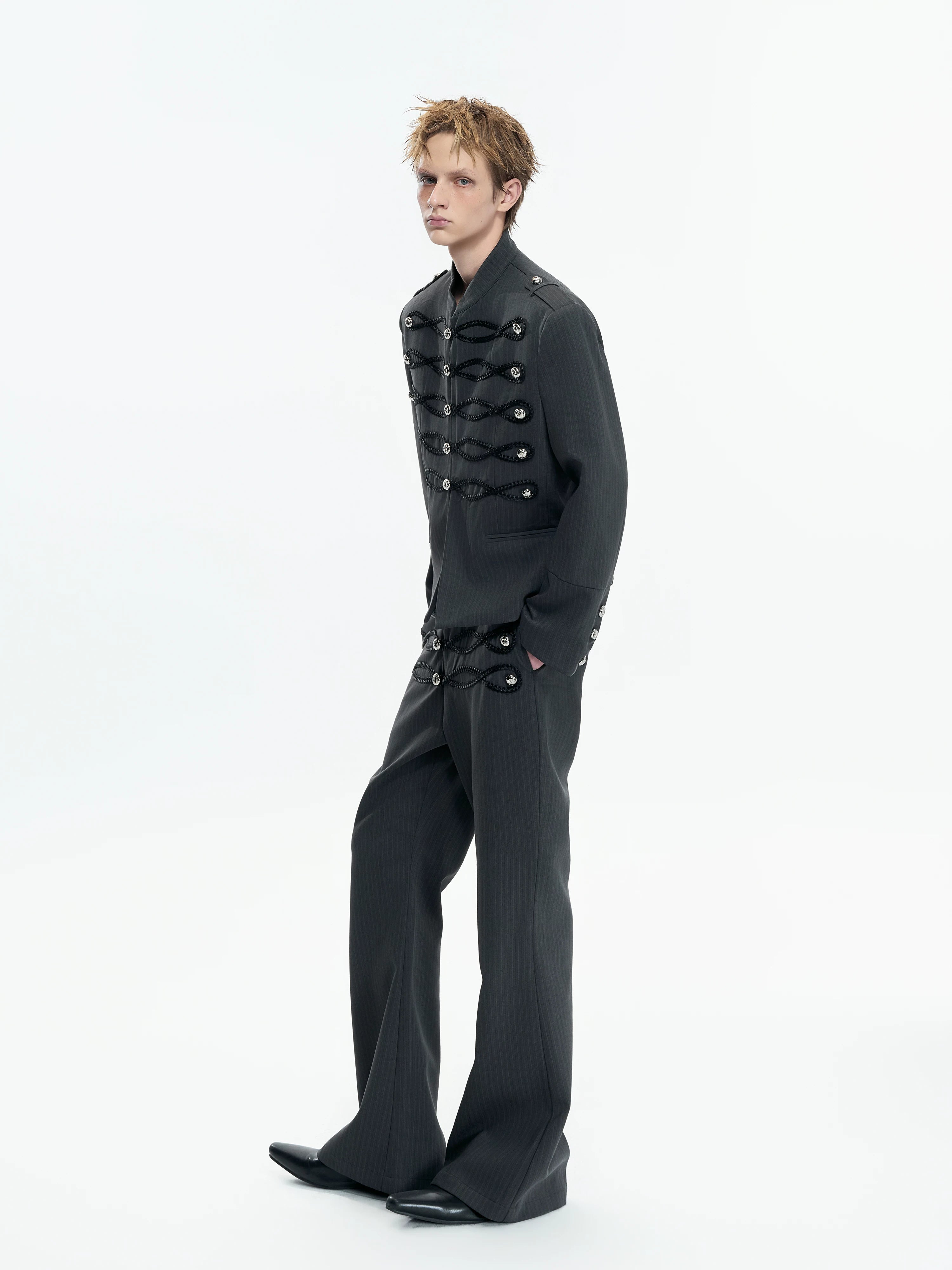 【26s Apr.】Napoleon Braided Metal Button Jacket