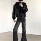 【25s Sep.】Punk Mountain Eagle Large Fur Collar Jacket