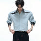 【25s Aug.】Sequined Contrast Lapel Shirt
