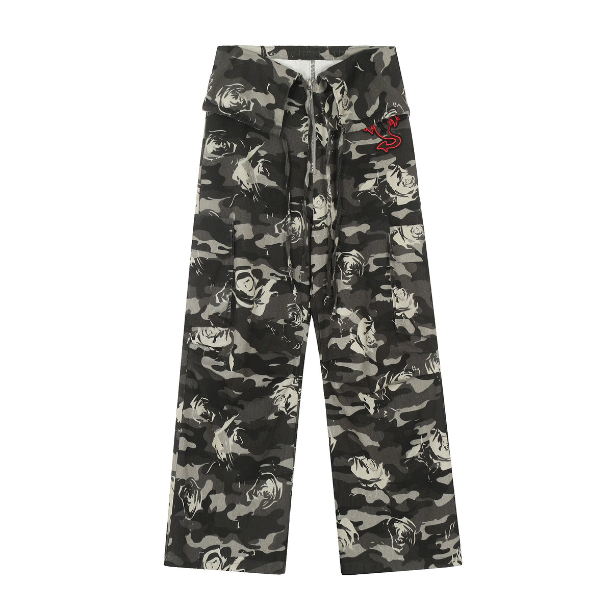 【26s Apr.】Ghost Rose Camo Cargo Pants