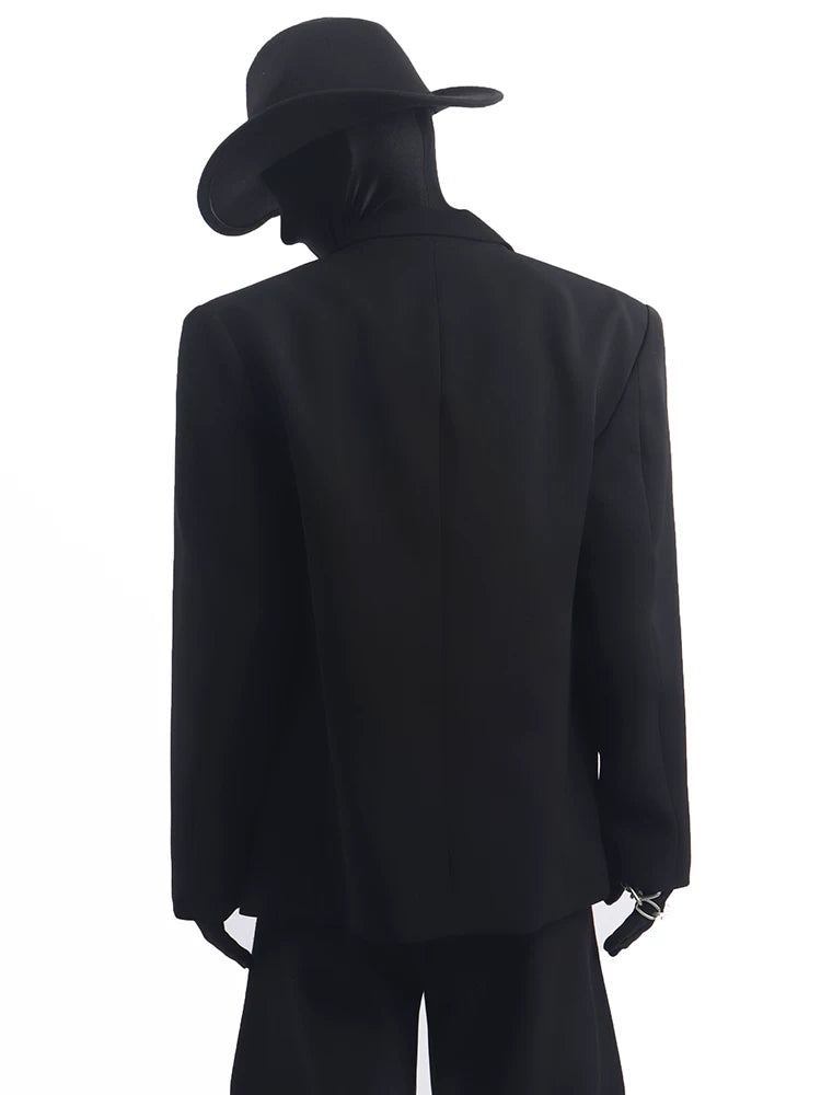 【26s May.】Rose Detail Oversized Tailored Blazer