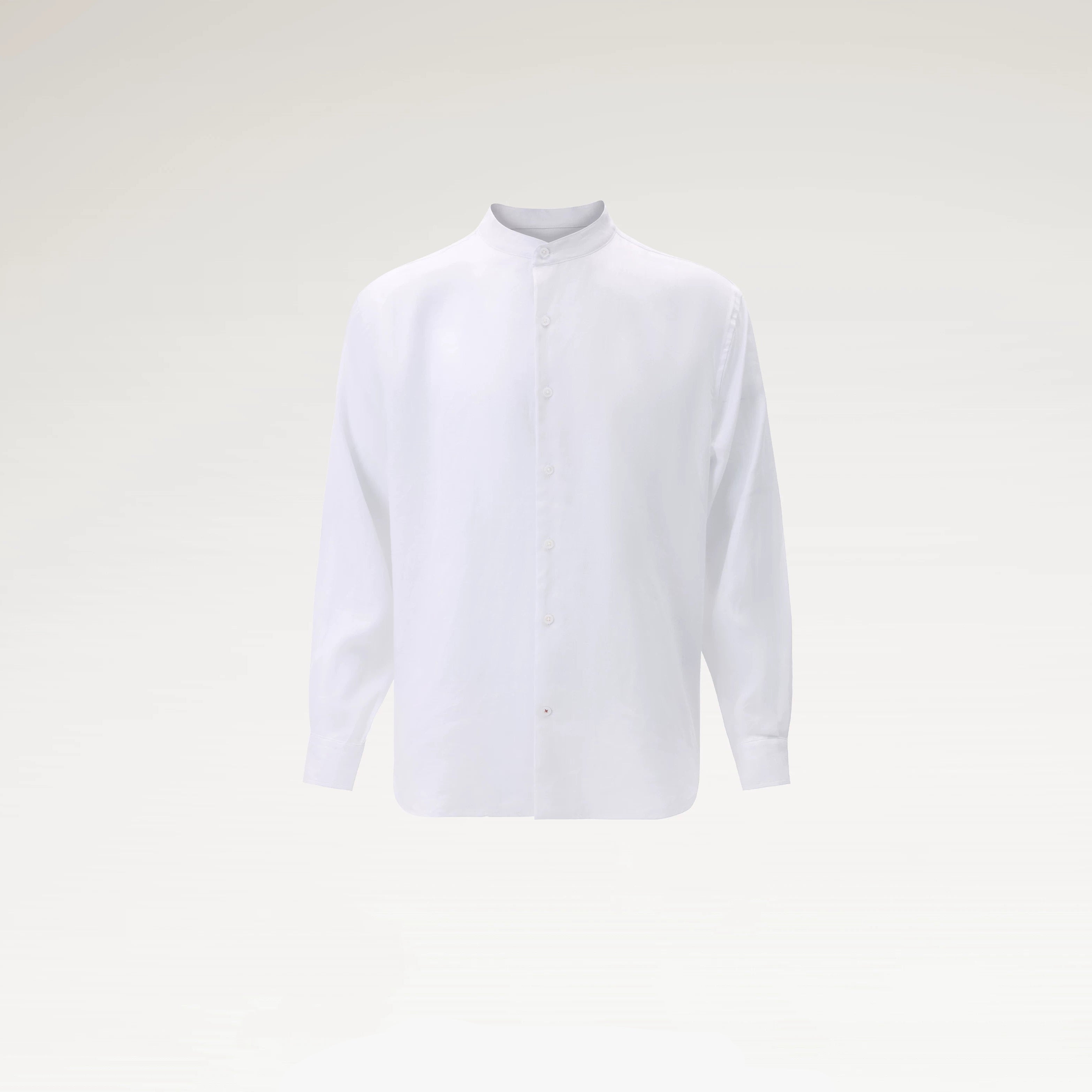 Relaxed Linen Collared Shirt